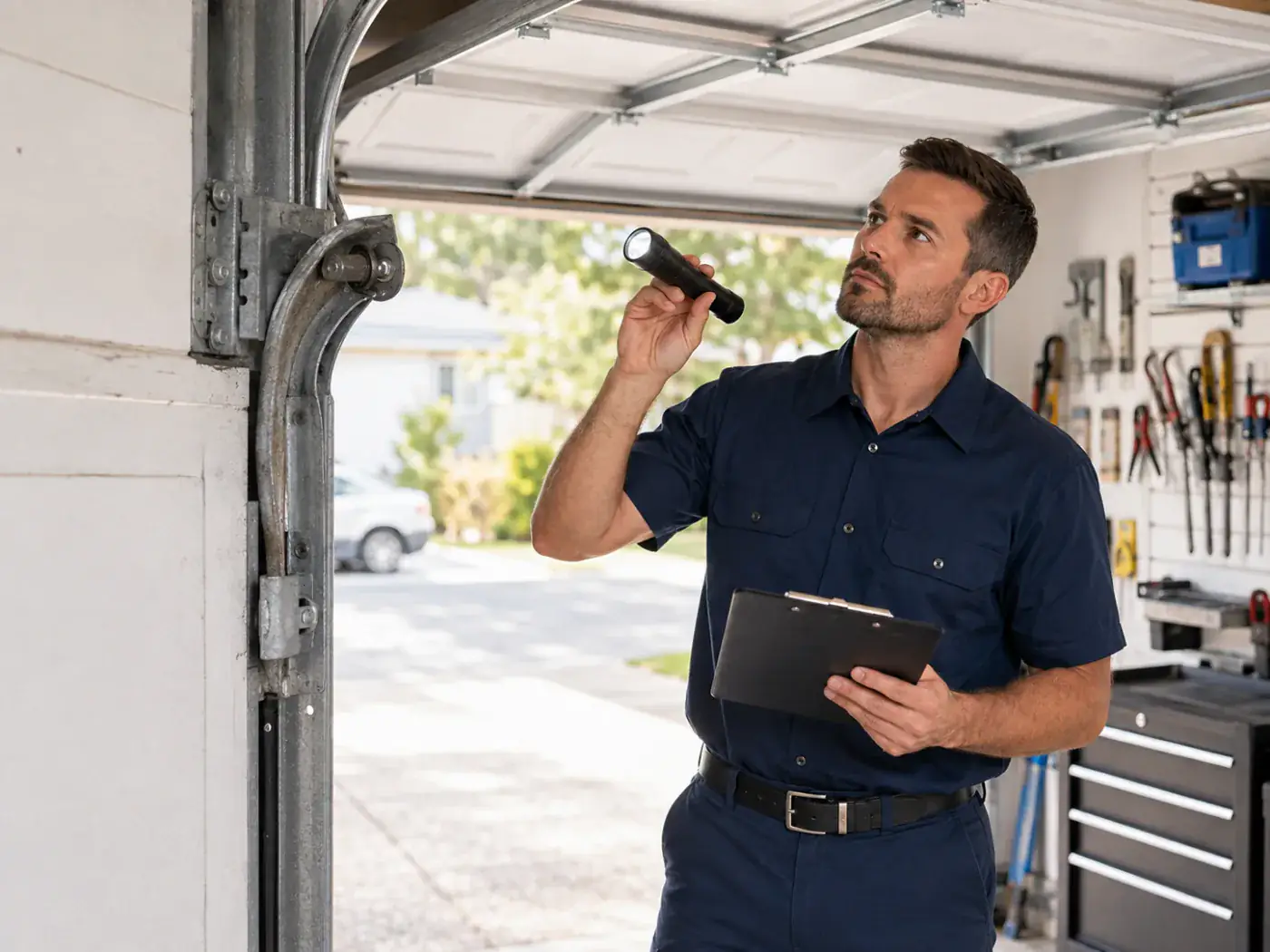 Emergency garage door repair service in Orange County