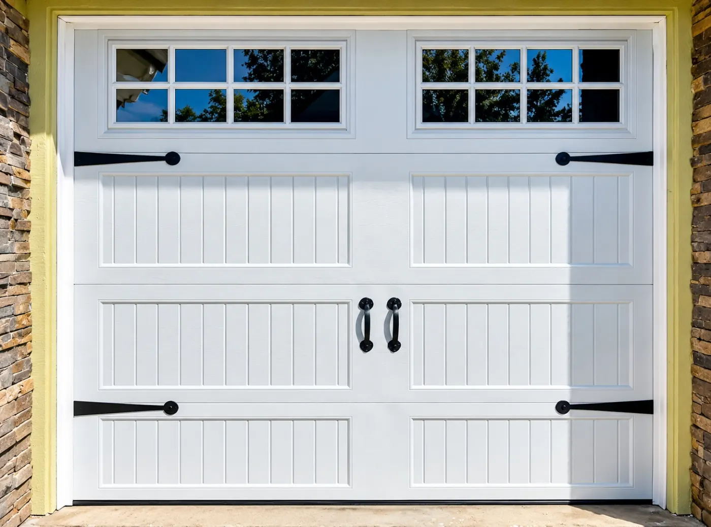 Garage door hinge and hardware repair