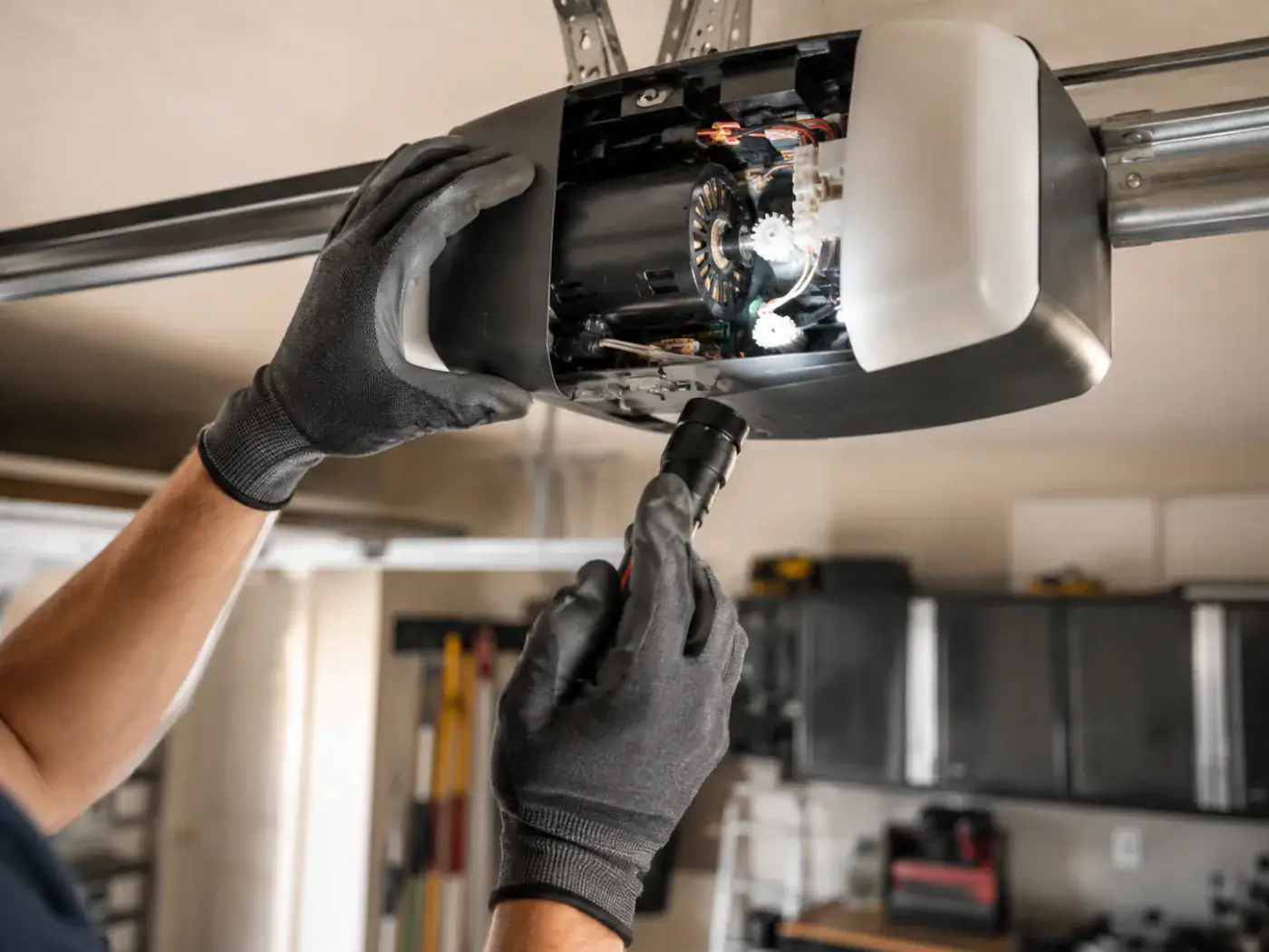 garage door motor repair and opener diagnosis