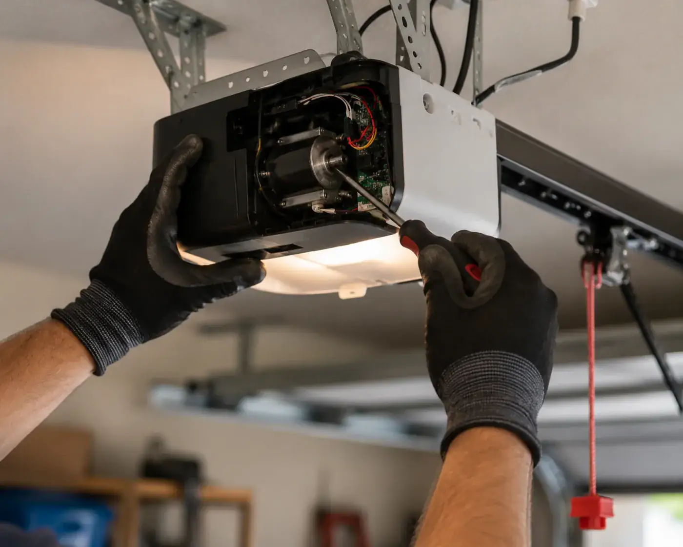 Garage door opener repair service