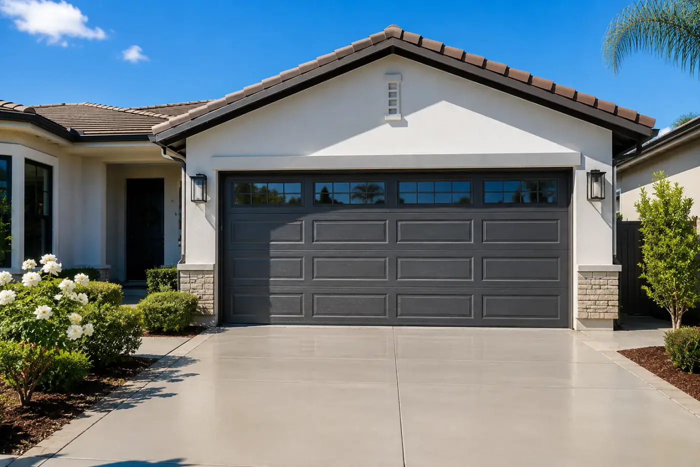 Garage door replacement in Orange County