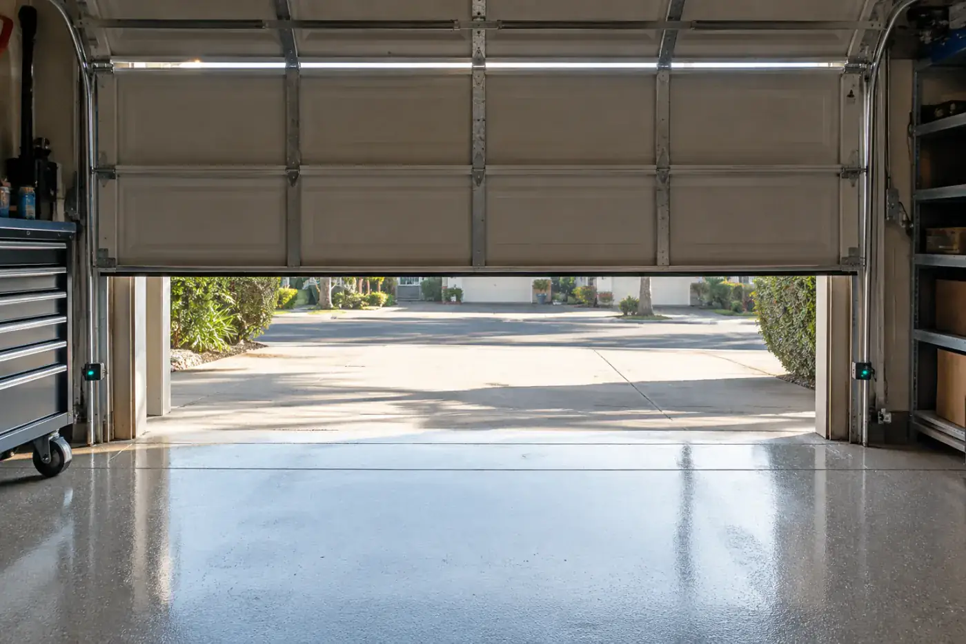 Garage door closing after sensor repair